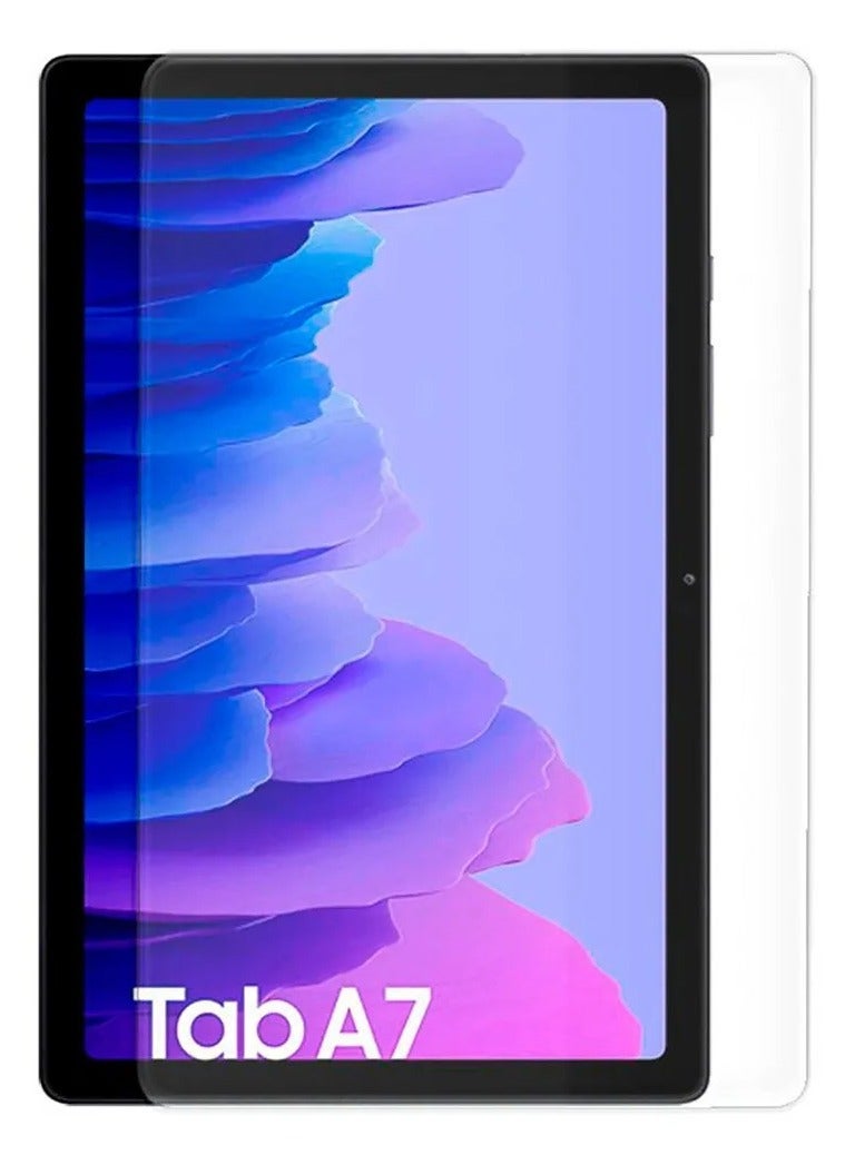 Tempered Screen Protector for Samsung Galaxy Tab A7 | 9H Hardness Tempered Glass, Bubble Free Easy Installation, Full Coverage And Anti Scratch Case Friendly- Clear - Image 1